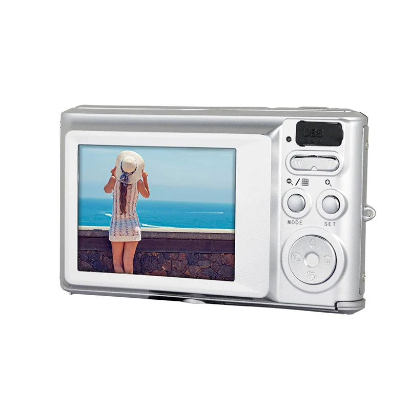 Мини Портативный 2,7 дюймов ультра-тонкий 18 MP HD Цифровая видеокамера Камера С 6x Оптический зум домашнего путешествия на открытом воздухе принадлежности