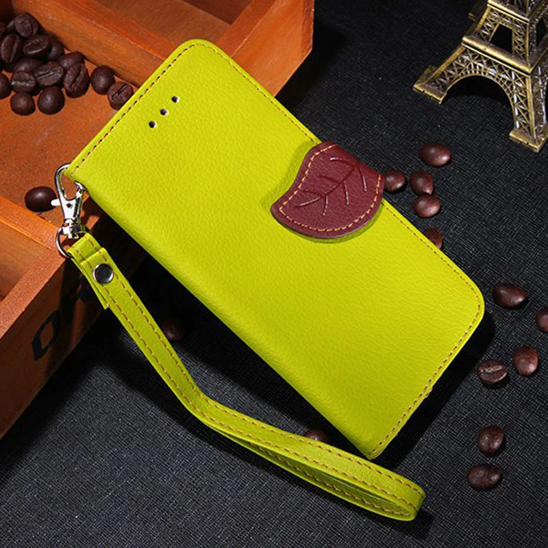 Leaf Style PU Leather Case For Asus Zenfone 3 Max ZC553KL ZC520TL Flip 3s ZC521TL Stand Cover +Lanyard |