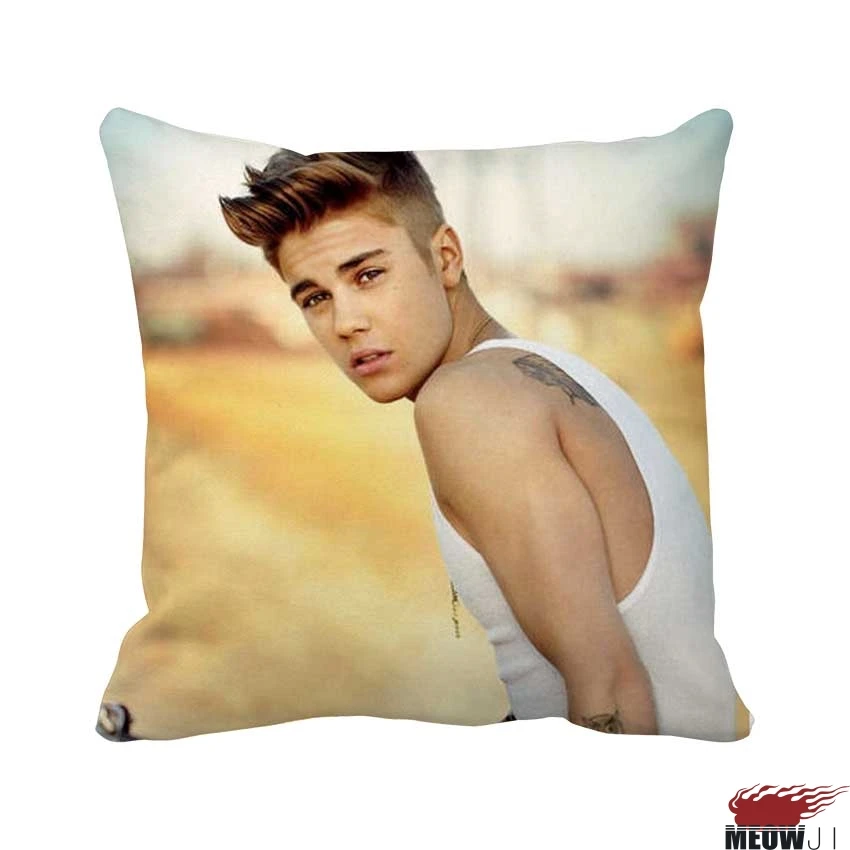 Джастин Бибер суперзвезда Горячие певица multi Размеры Пледы Наволочки Бесплатная