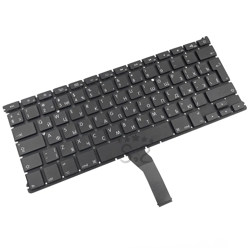 Русский RU сменная клавиатура нотубука для Macbook Air 1" A1369 A1466 клавиатура 2010- года