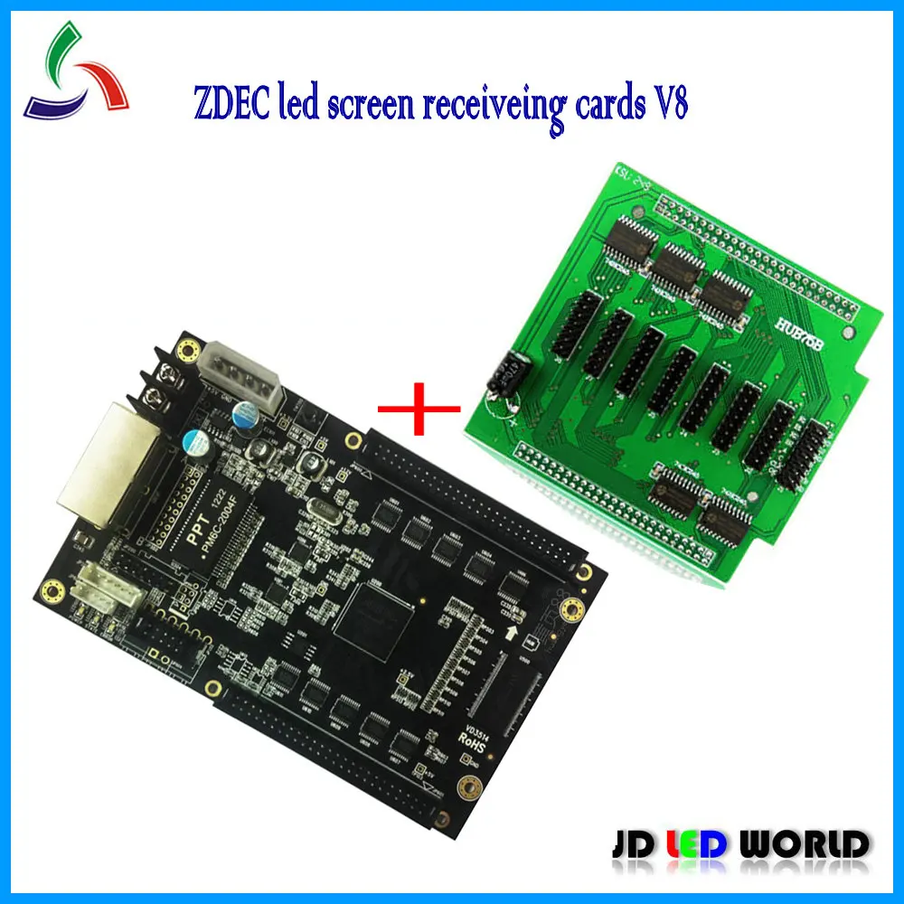 СВЕТОДИОДНЫЕ экраны ZDEC полученные карты V8 новая версия|led screen|receiving cardscreen led |