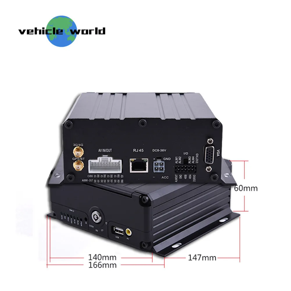 1.0MP AHD 720P 4Ch HDD школьный автобус прицеп грузовик такси автомобильный Мобильный DVR с