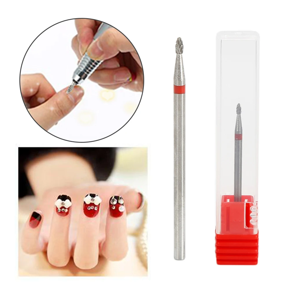 1 шт. 2 35 мм хвостовик диаметр кутикулы чистый бит круглая Шлифовальная головка