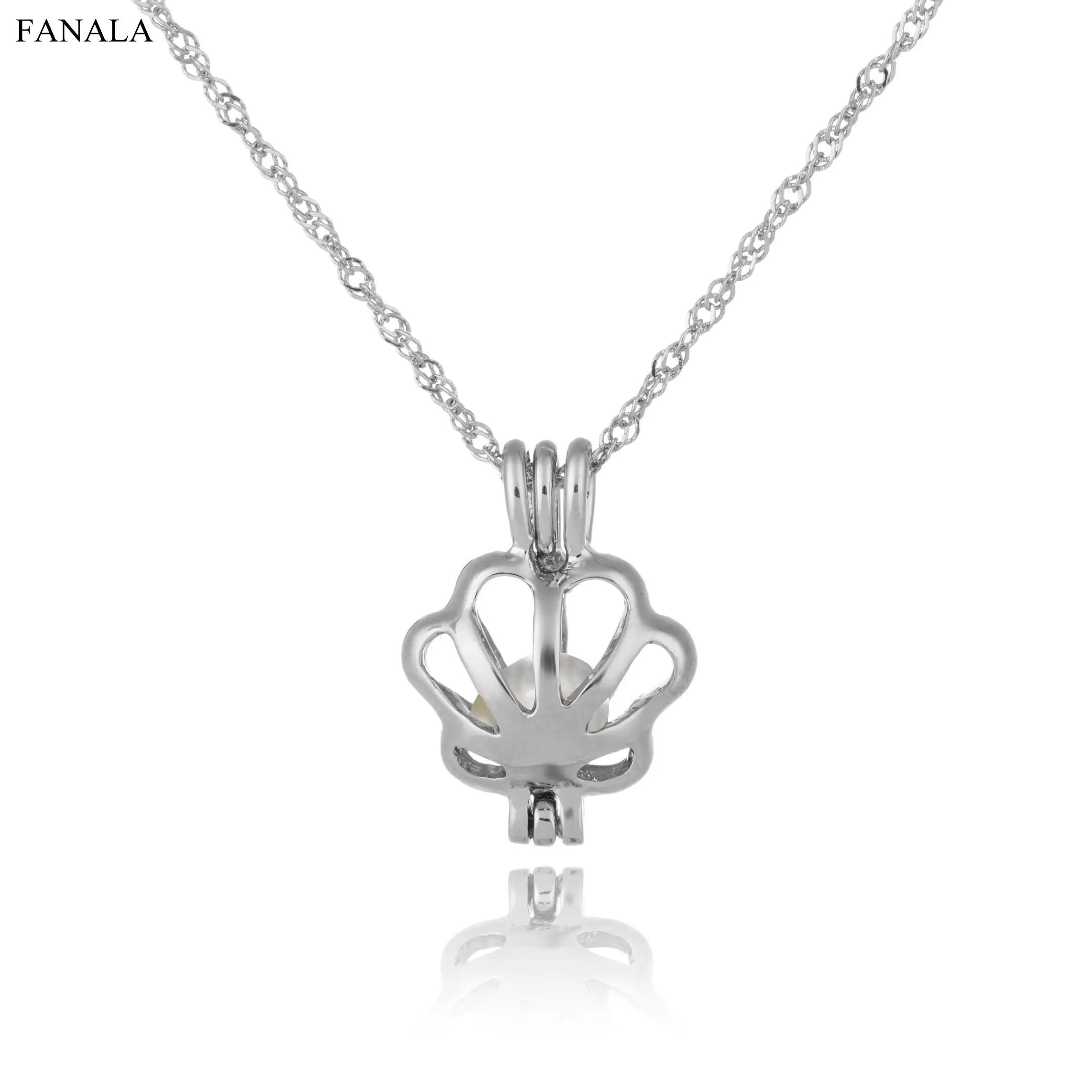 Ювелирные изделия Лидер продаж с серебряным покрытием Жемчужница простой