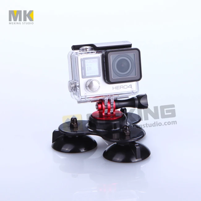 2014 Новое поступление аксессуары Gopro съемные низкоугольные присоски + Винт для GoPro