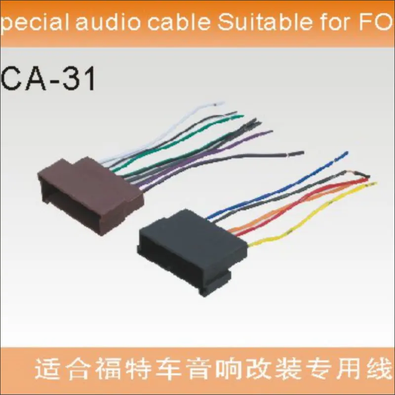 Подключается к заводской жгут проводов питания для радио Ford/стереокабель со