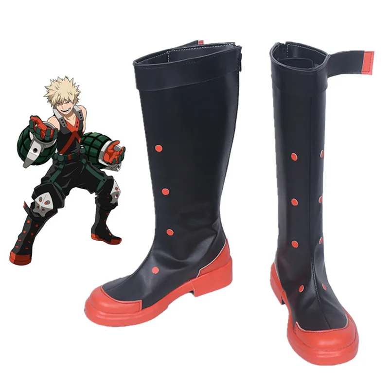 Ботинки Boku no Hero моя геройская Академия Bakugou Katsuki для косплея обувь на заказ |