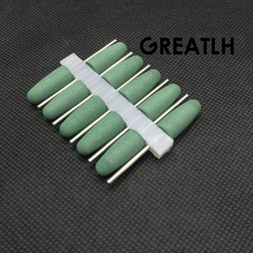 100 шт. силиконовые Шлифовальные машинки 2 35 мм|polishing burs|diamond bursdiamond burs dental |