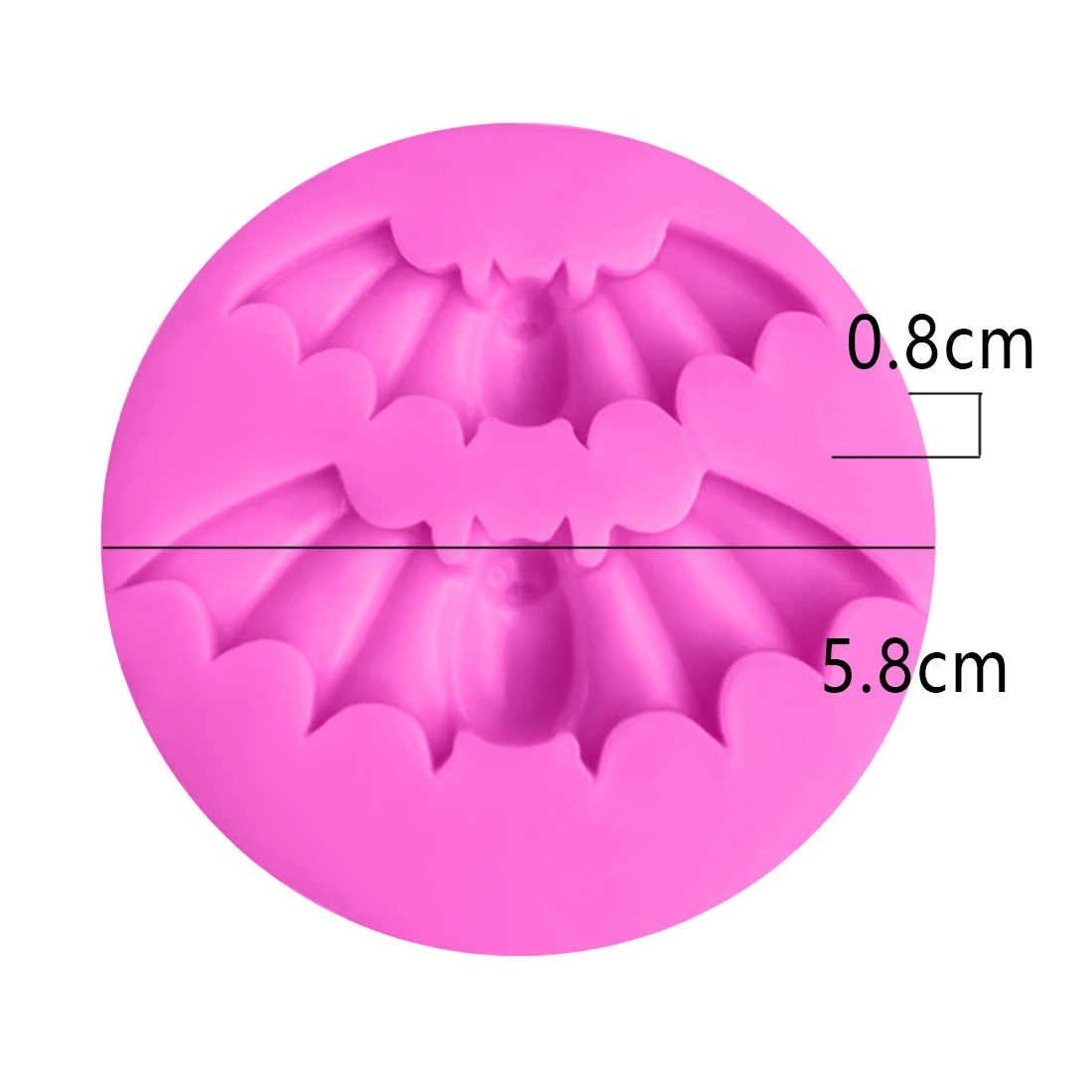 Sugarcraft 1 шт. силиконовая форма для торта Хэллоуина летучих мышей хлеба шоколада