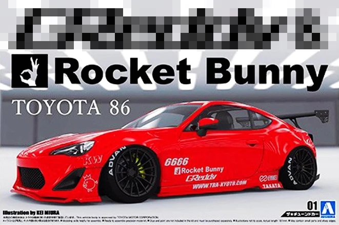 1/24 Toyota 86 Rocket Rabbit ENKI C 05093|rocket rocket|toyota |