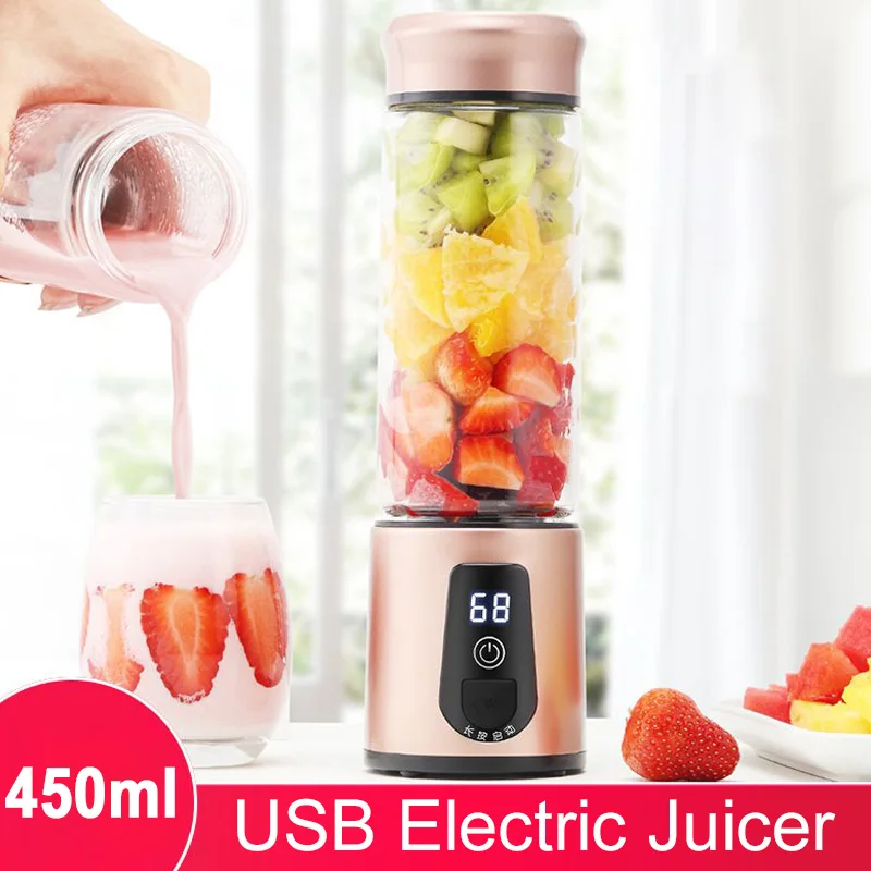 Портативный блендер для фруктовых соков сок чаша блендера вода полезная