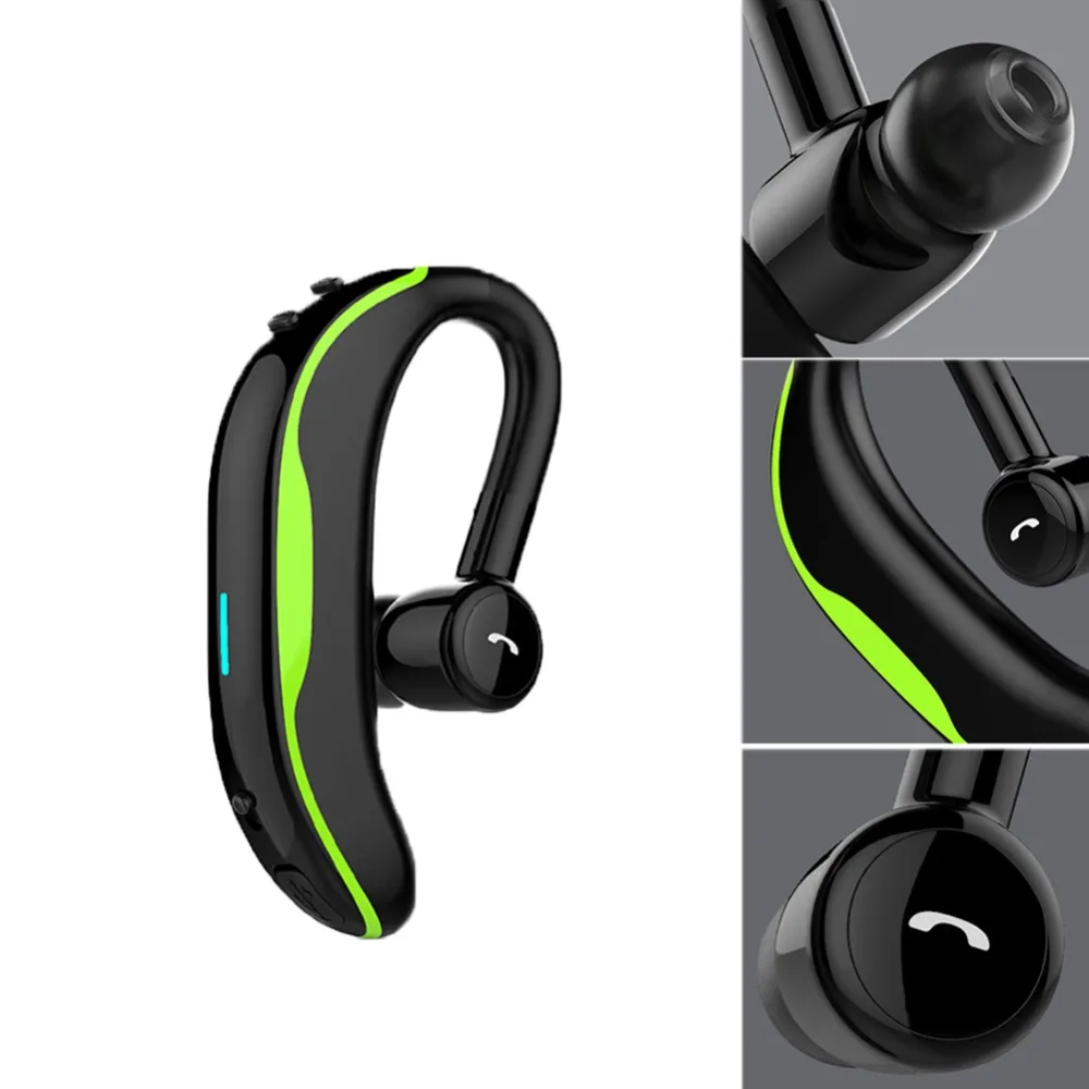 Handsfree Business Waterproof Bluetooth-compatible 4.1 Headphone 180D Rotation With Mic Voice Control Wireless Headset For Phone |