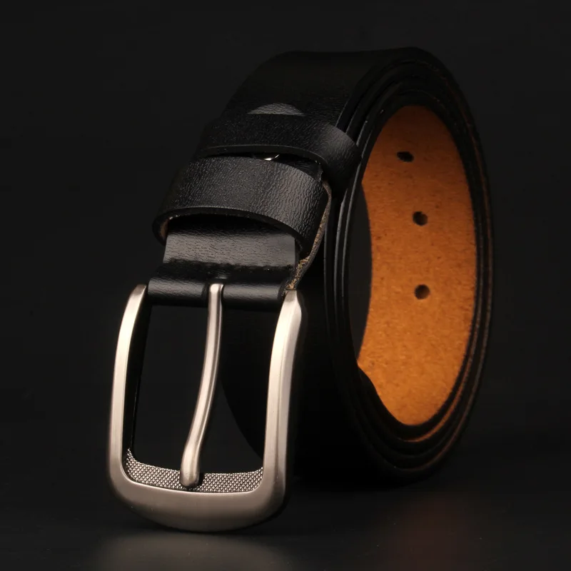 Ремень длинный мужской из натуральной кожи с пряжкой язычком 150 см 160 см|Мужские