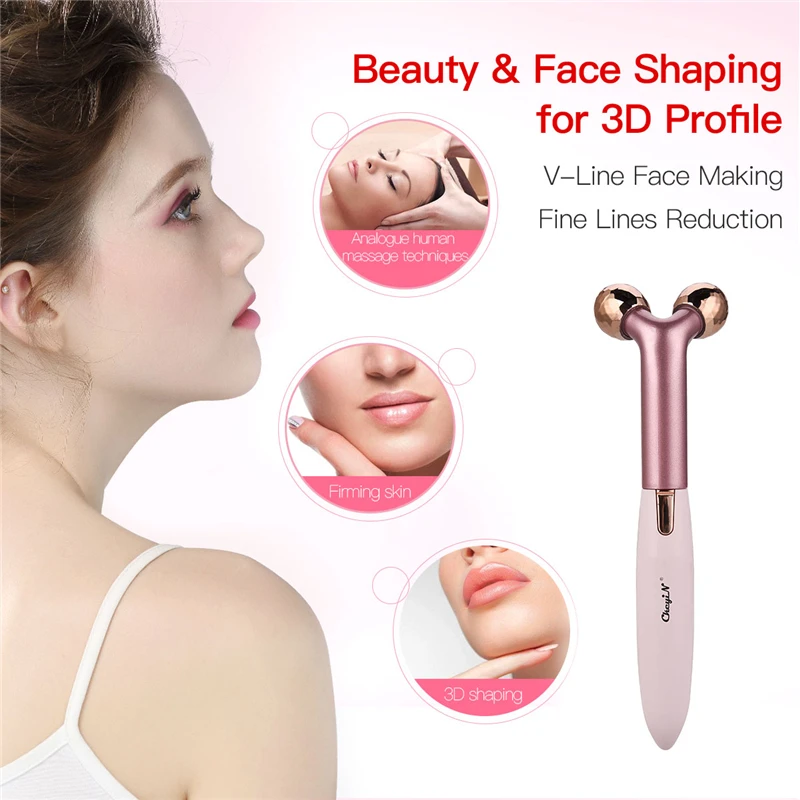 2 в 1 электрическая ручка с подогревом для ресниц массажер глаз роликовый массаж