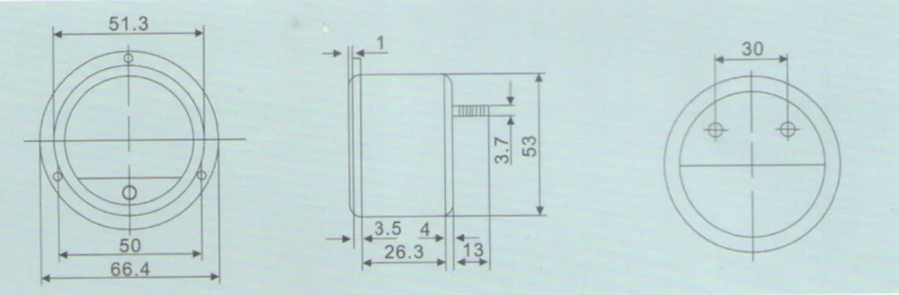 Маленький Круглый Аналоговый амперметр постоянного тока 0 60 А панель амперметра