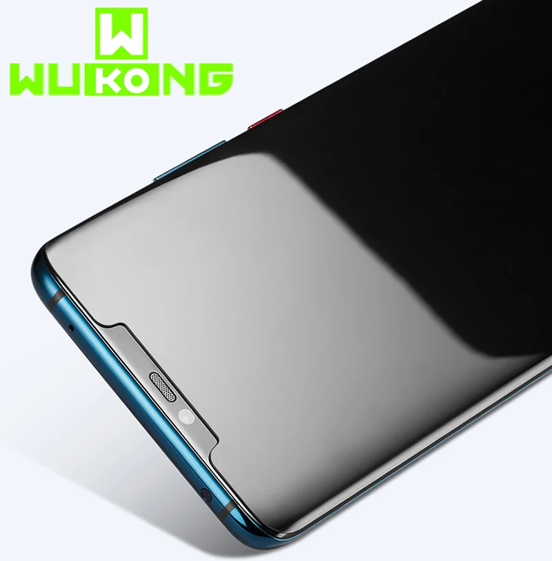 Закаленное стекло с жидким УФ клеем для Huawei Mate30Pro Mate40 Pro P30 P40 P50 Защита экрана Samsung