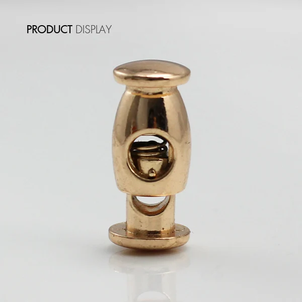 Металлическая баррель пробка тумблер шнур замки шнурок золотой тон