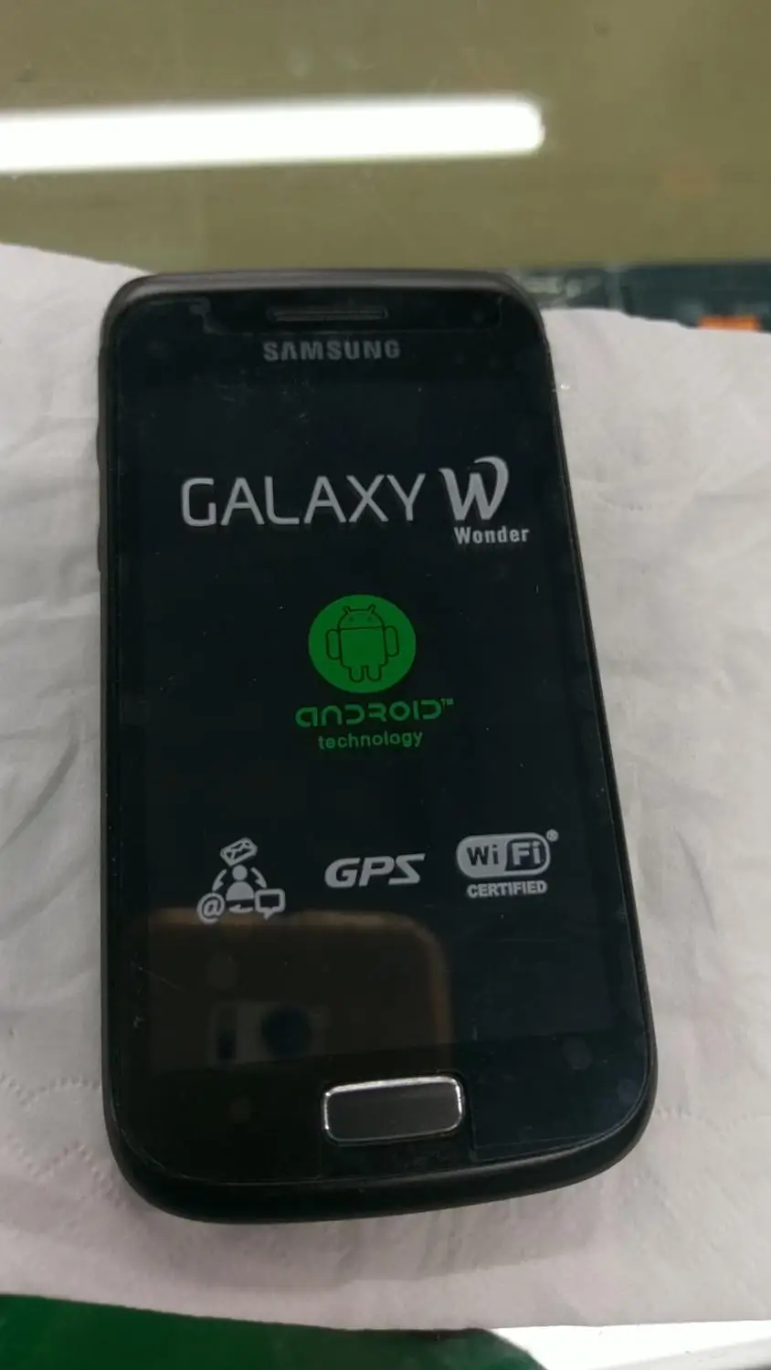 I8150 Разблокированный Мобильный телефон Samsung Galaxy W i8150 2G& 3G 3,7 ''512 MB RAM 16GB ROM отремонтированный смартфон - Цвет: Черный
