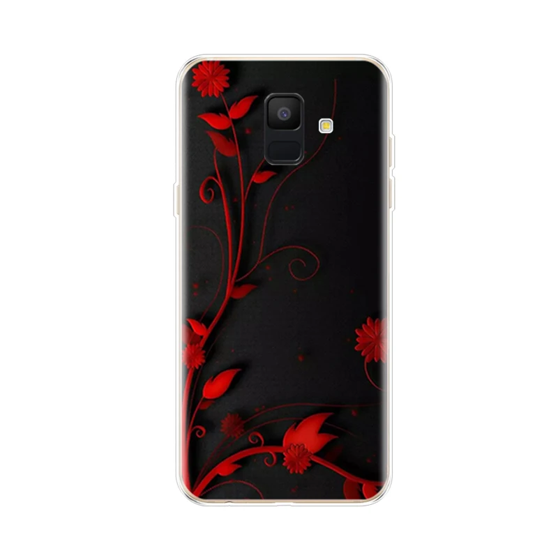 Силиконовый чехол для телефона Samsung Galaxy A6 2018 Dual SIM SM A600 A600F мягкая задняя крышка из