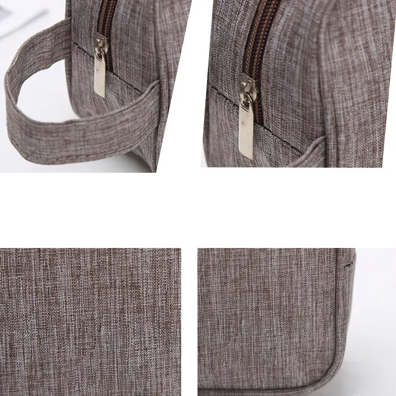 Мужские сумки для туалетных принадлежностей холщовая дорожная косметичка