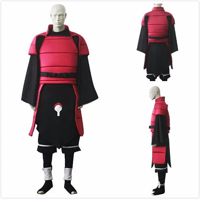 Мадара Учиха Косплэй героя аниме «Наруто madara Uchiha Косплэй костюм, полный набор изготовленный на заказ любой размер