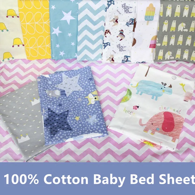 Хлопковый комплект постельного белья с принтом для детей 1 8 лет|Простыни| |