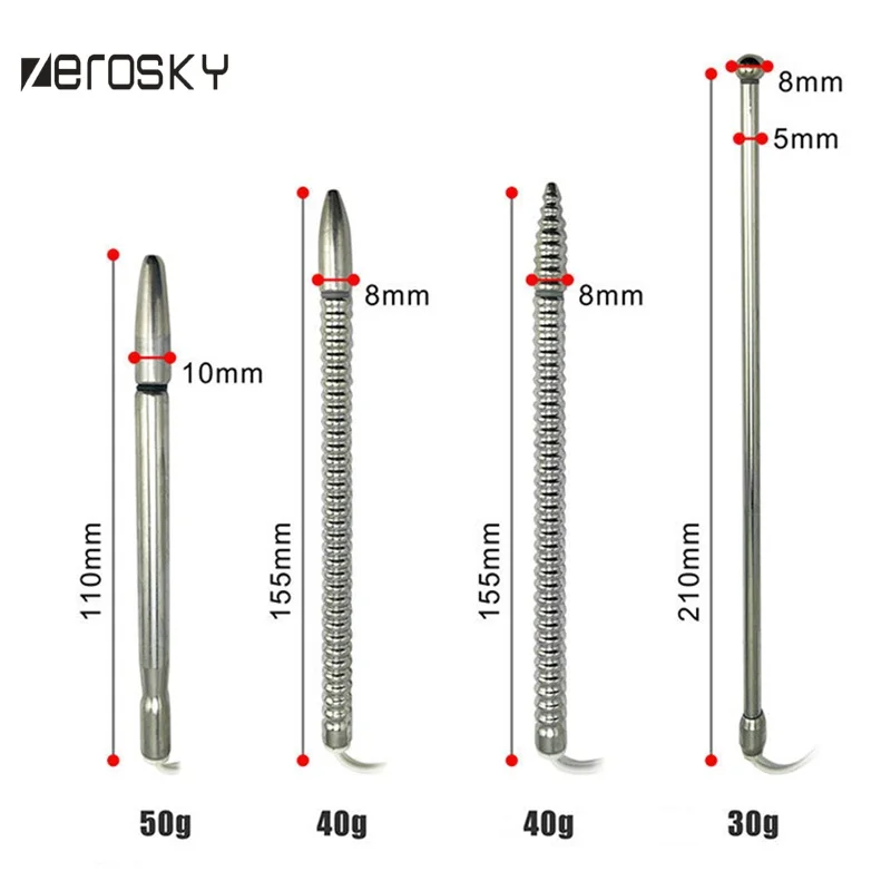 Zerosky Stainless Steel Penis Plug Urethra Stimulation Urethral Sound Dilators Vibrator Sex Toys For Men Sounding Rod | Красота и