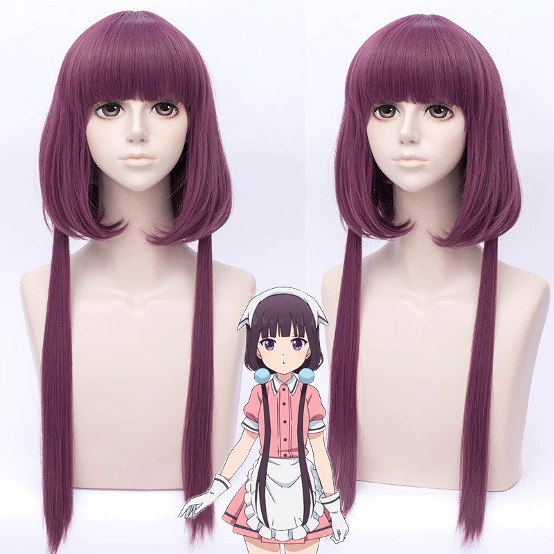 Аниме Blend S Косплэй парик маика Sakuranomiya Девушки синтетические волосы + Кепки |