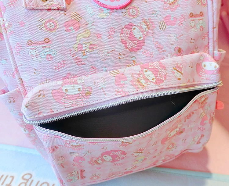 Милый Оригинальный рюкзак My Melody из мультфильма школьный ранец