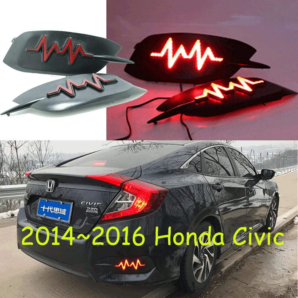 Автомобильный бампер передние фары для Civic дневсветильник автомобильные