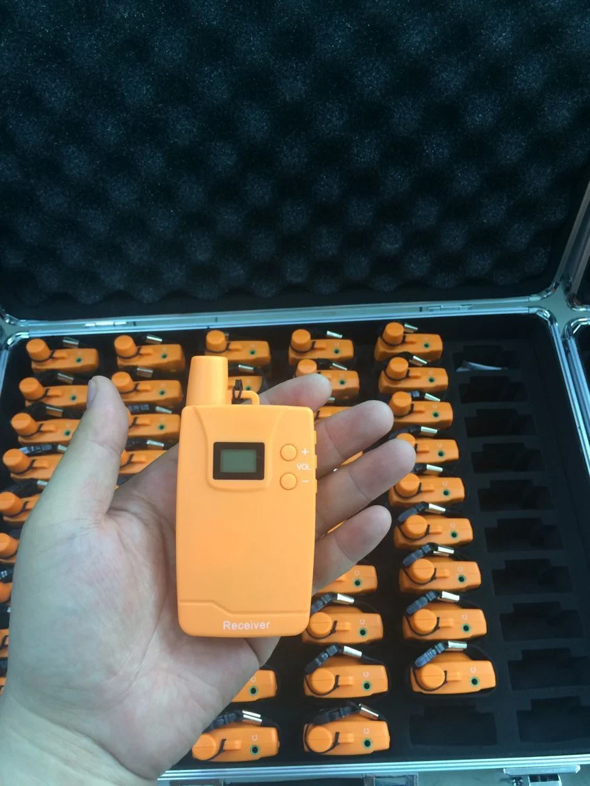 863 865 МГц 4Tx + 105Rx портативная беспроводная система гида оборудование|Микрофоны| |