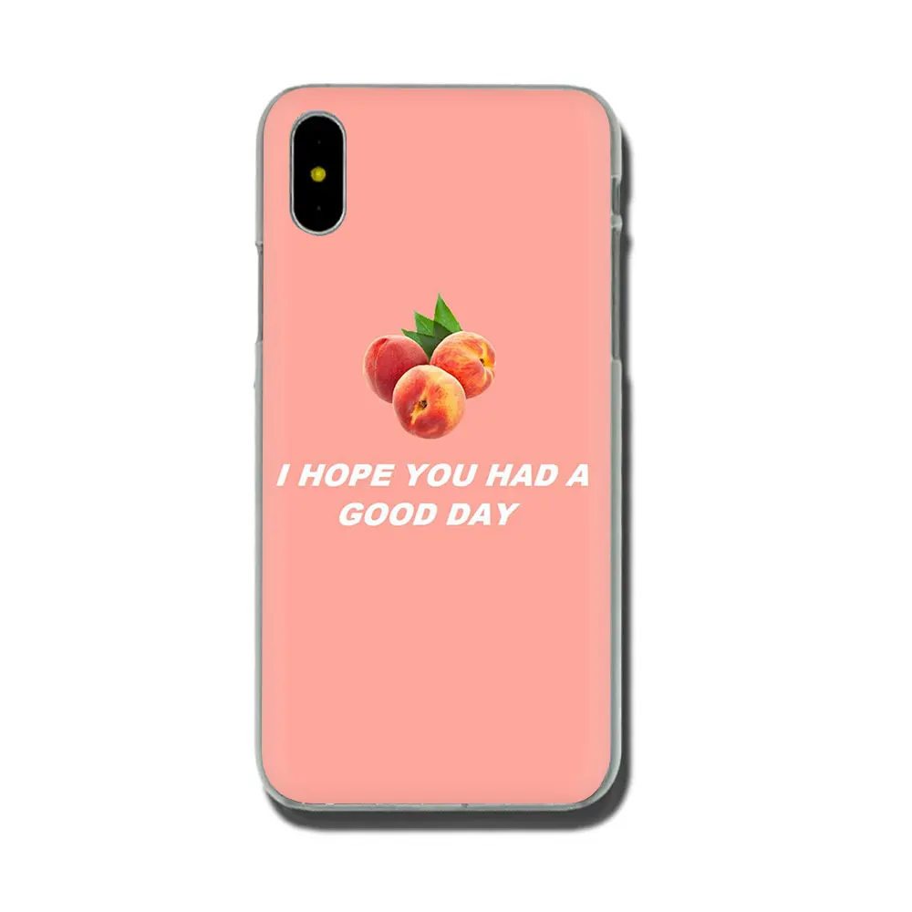 H6 Розовый персиковый жесткий чехол для телефона iPhone 11 Pro 5 5S 6 6S Plus 7 8 Plus X XS XR XS Max - Цвет: H6