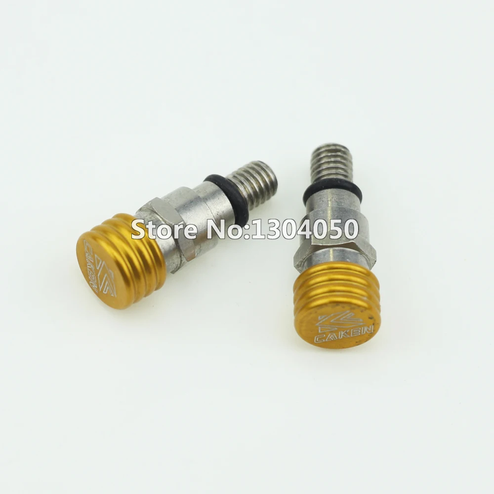 New Fork Bleeder Pressure Relief Valve M5 x 0.8 Red Button For KXF YZF CRF MX Dirt Bike Motorcycle Motorcross Dirtbike | Автомобили и