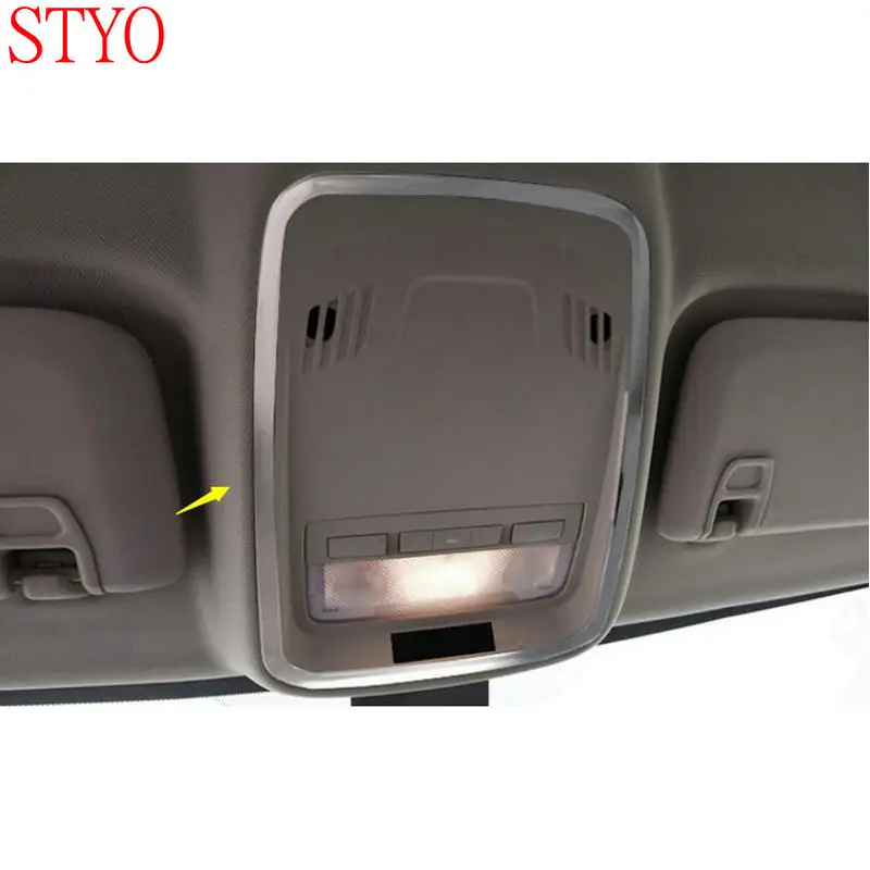 Автомобильная передняя лампа для чтения STYO из нержавеющей стали Обшивка Рамы LHD