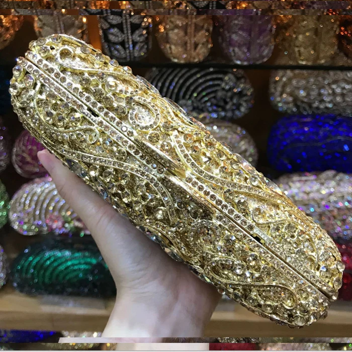 Золотой синий прозрачный вечерний Minaudiere фиолетовый клатч кошелек для монет карт
