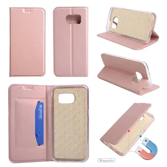 Чехол для samsung Galaxy S5, S6, S7 EDGE, S8, откидная крышка, кожаный, мягкий, магнитный, с подставкой, чехол со слотом для карт, для Galaxy S8 plus, чехол, kimTHmall