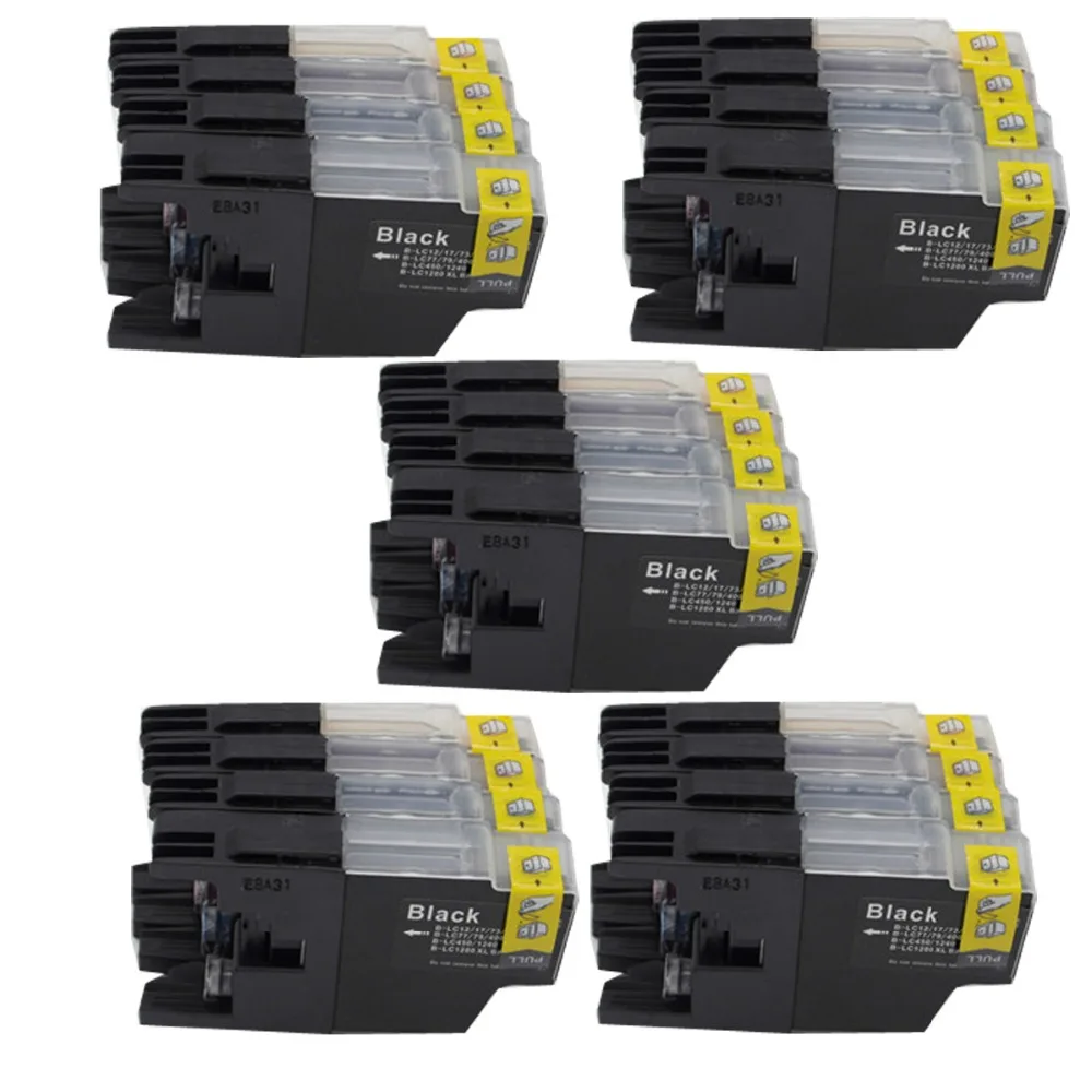 LC 12 40 71 73 75 400 1220 1240 сменный картридж для принтера MFCJ625DW MFCJ860DN MFCJ860DWN MFCJ960DN B W|ink