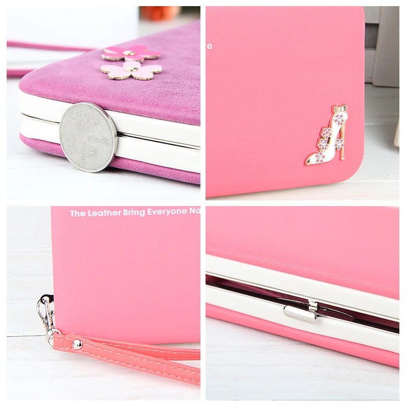 Женский кошелек длинный дизайн универсальный чехол для Sony Xperia Z Z2 Z3 Z4 Z5 Plus C3 C4 C5 C6 M2