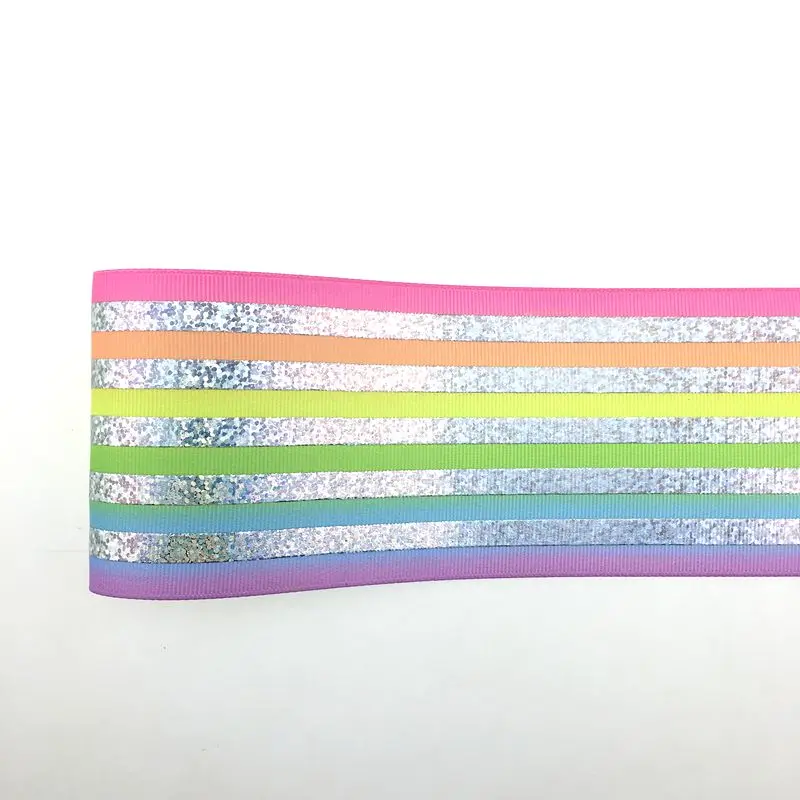 Новый дизайн 3 &quotСеребристая гологармная лента Напечатанная С теплопередачей