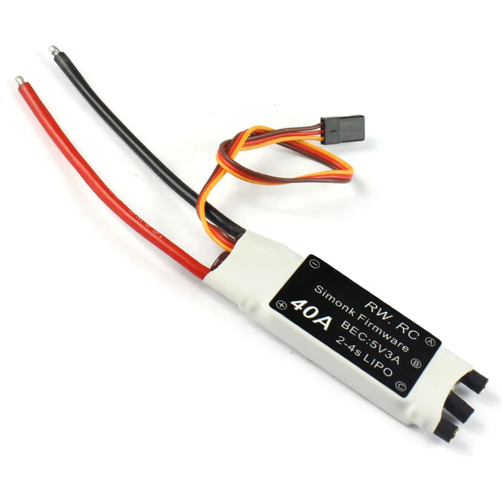 40A бесщеточный ESC SimonK прошивка 2-4s для 500/550 мультироторный Радиоуправляемый Дрон