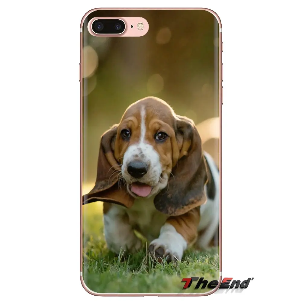 Силиконовый чехол для телефона Samsung Galaxy S3 S4 S5 Mini S6 S7 Edge S8 S9 S10 Plus Note 3 4 5 8 9 I Love My Basset