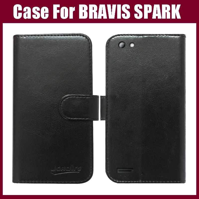 

Hot Sale! BRAVIS SPARK Case New Arrival 6 Colors High Quality Flip Leather Protective Phone Cover For BRAVIS SPARK Case