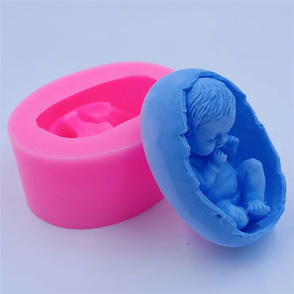 Милые детские формы для мыла 3D силиконовая форма украшения ароматерапии