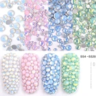 1 упаковка, Разноцветные кристаллы, стеклянные драгоценные камни SS4-SS20