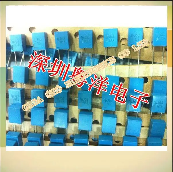 

100% genuine original sale cheap correction capacitors 63V1UF 63V105J 5% with 5MM pitch row.