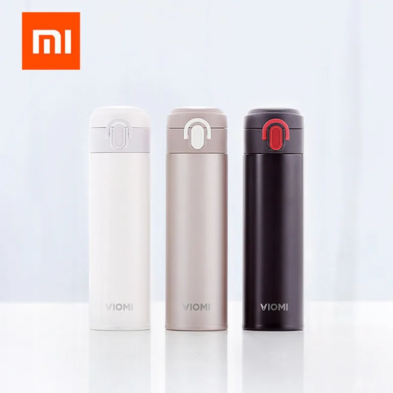 Xiaomi Mijia VIOMI Портативный Вакуумный Термос 300 мл/460 мл Легкий сплав Материал 24 часа