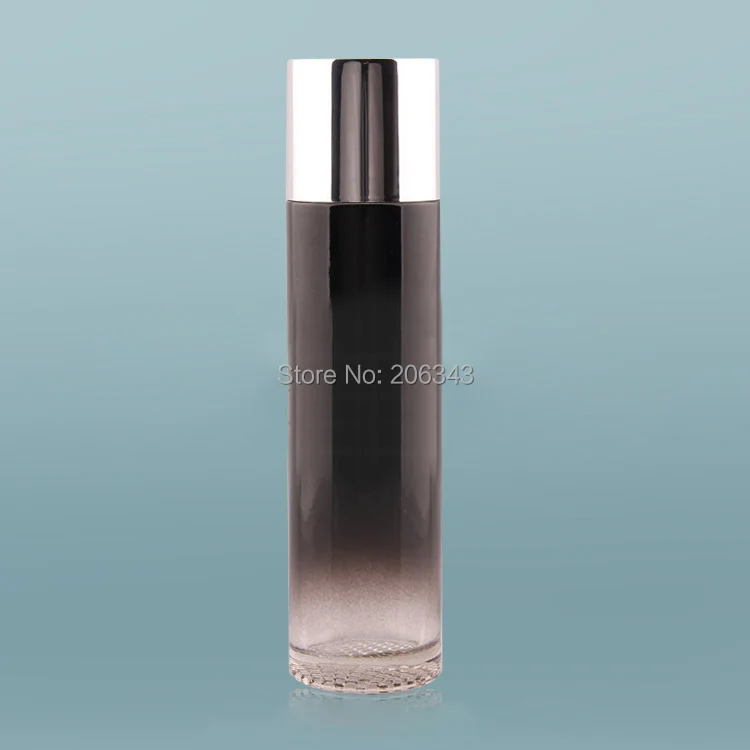 100 мл Роскошная темно коричневая (кофейного цвета) стеклянная бутылка с