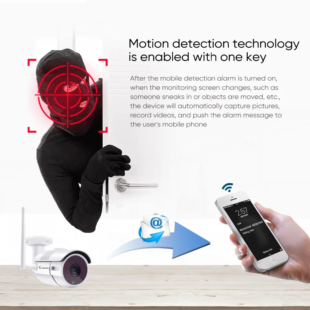 Eyes. sys беспроводная камера безопасности Система 1.3MP ip Wifi наружная 4CH 1080 P 2.0MP CCTV