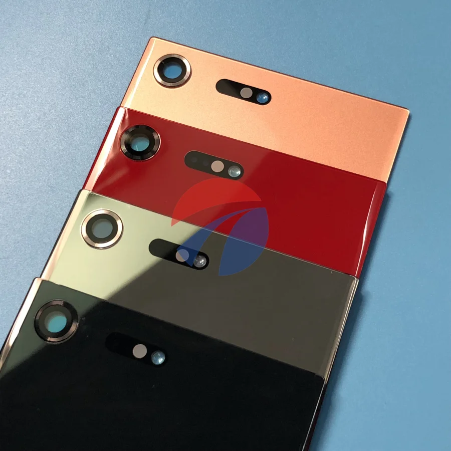 Батарейный отсек Замена двери для Sony Xperia XZ Премиум Задняя стеклянная крышка корпуса+ Инструменты