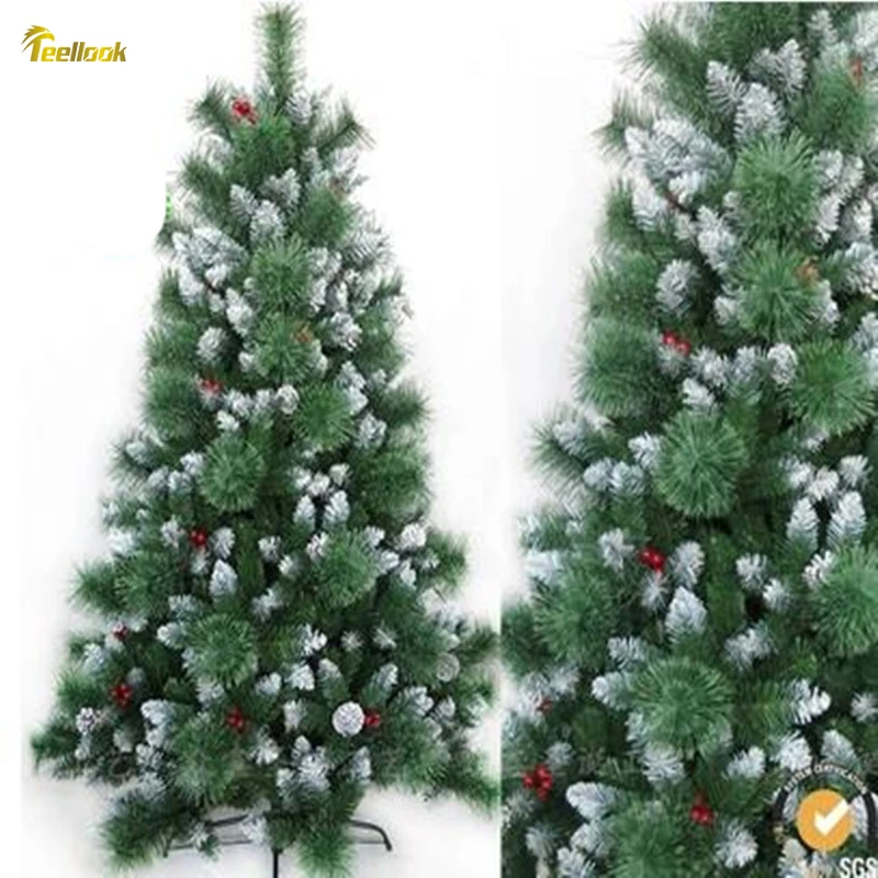 Teellook 1 5 м/1 8 м/2 4 м Рождественская елка Рождественские украшения сосновые иглы